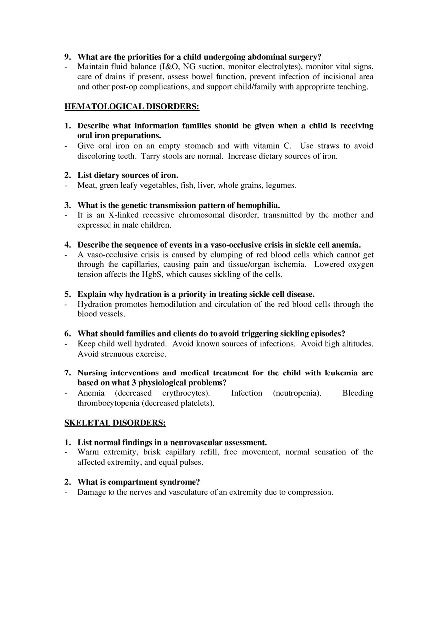 Pediatric Nursing Growth and Development - Page 7