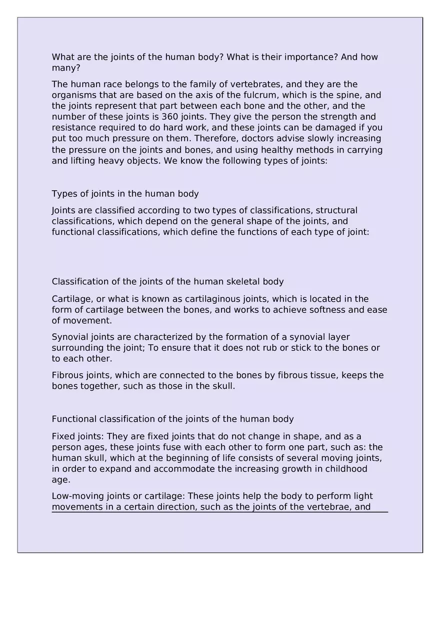 Human Anatomy and Physiology Joints - Page 16