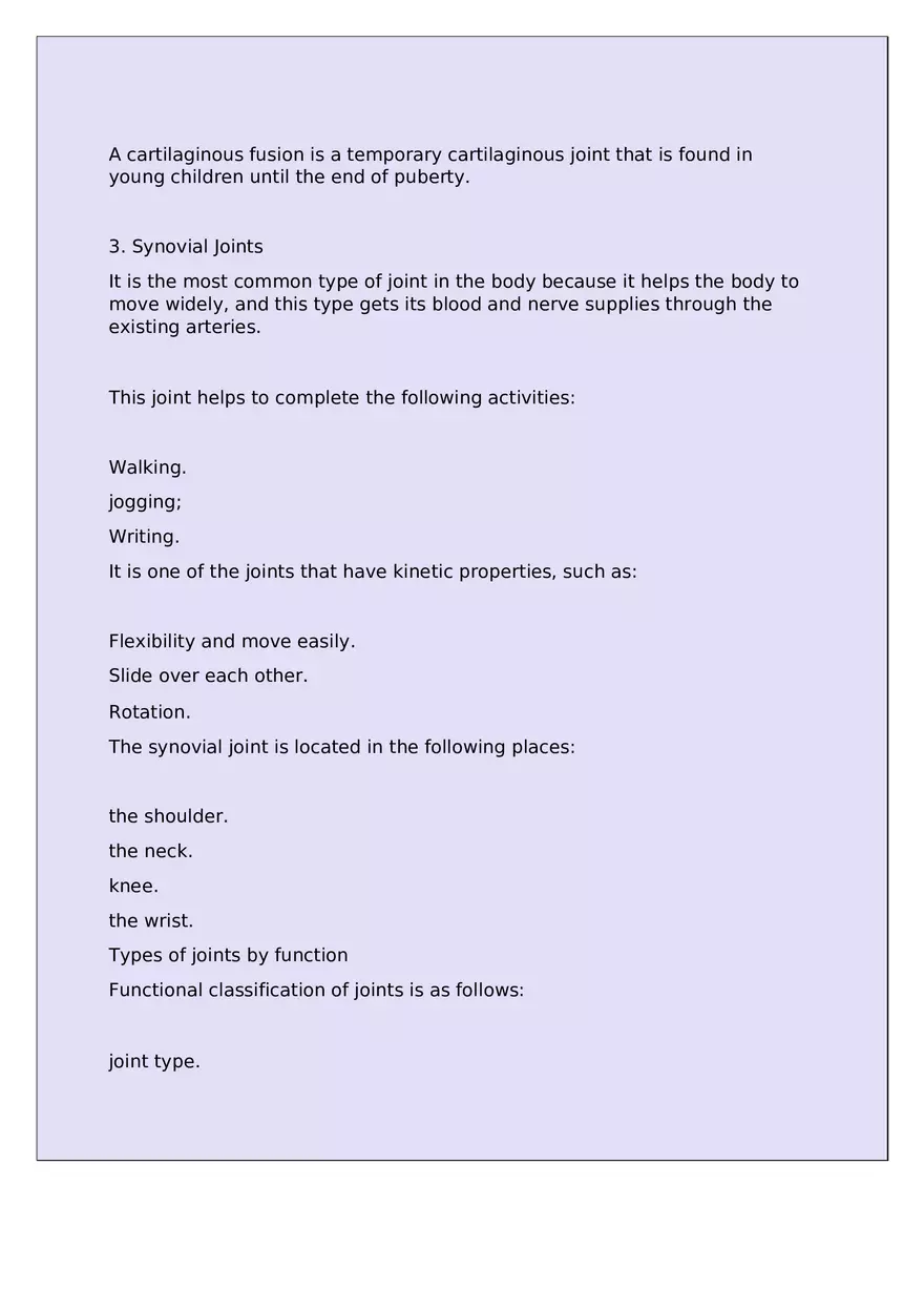 Human Anatomy and Physiology Joints - Page 18