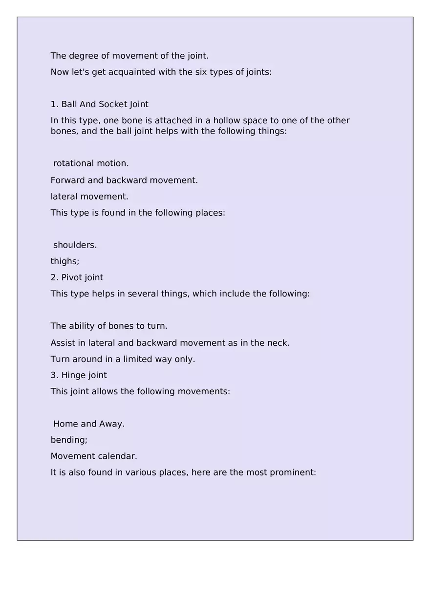 Human Anatomy and Physiology Joints - Page 19