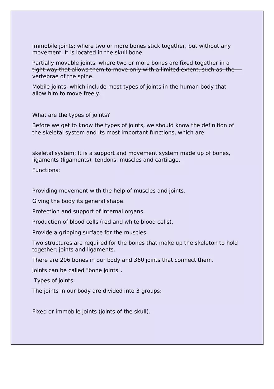 Human Anatomy and Physiology Joints - Page 4