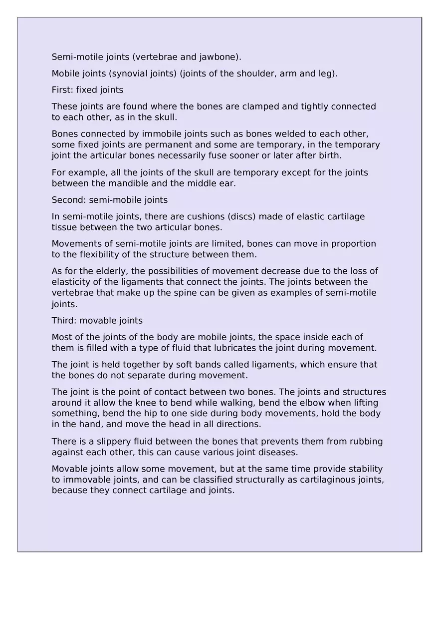 Human Anatomy and Physiology Joints - Page 5