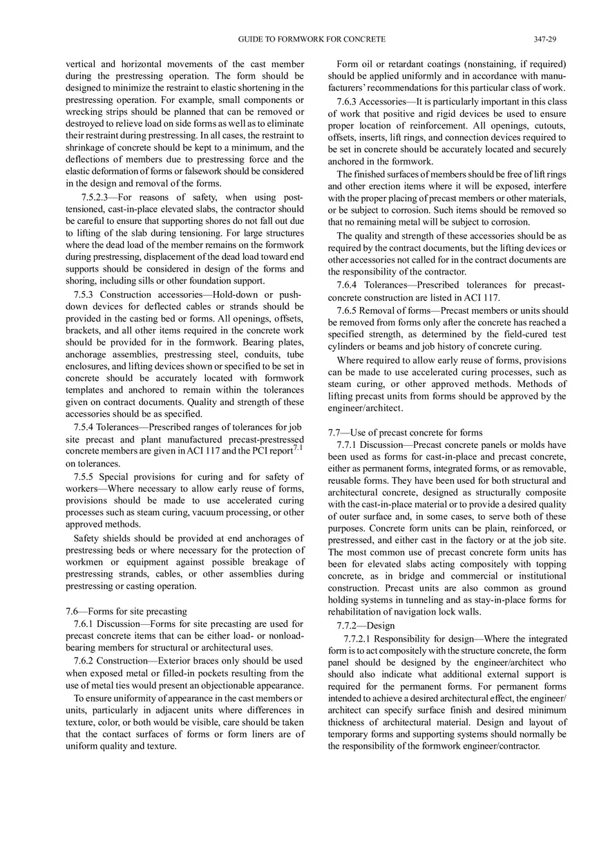 Guide to Formwork for Concrete Chapter 7 - Page 4