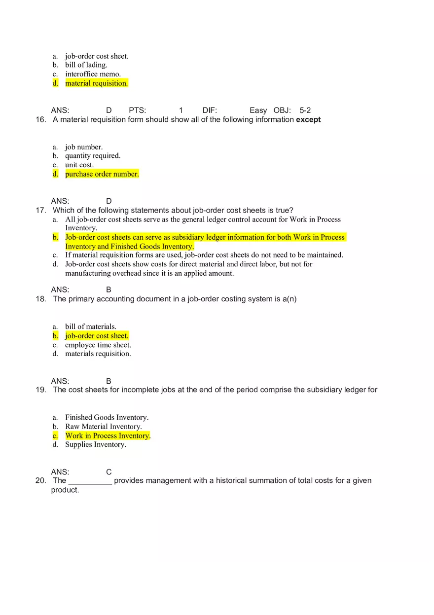 Job Order Costing - Page 16