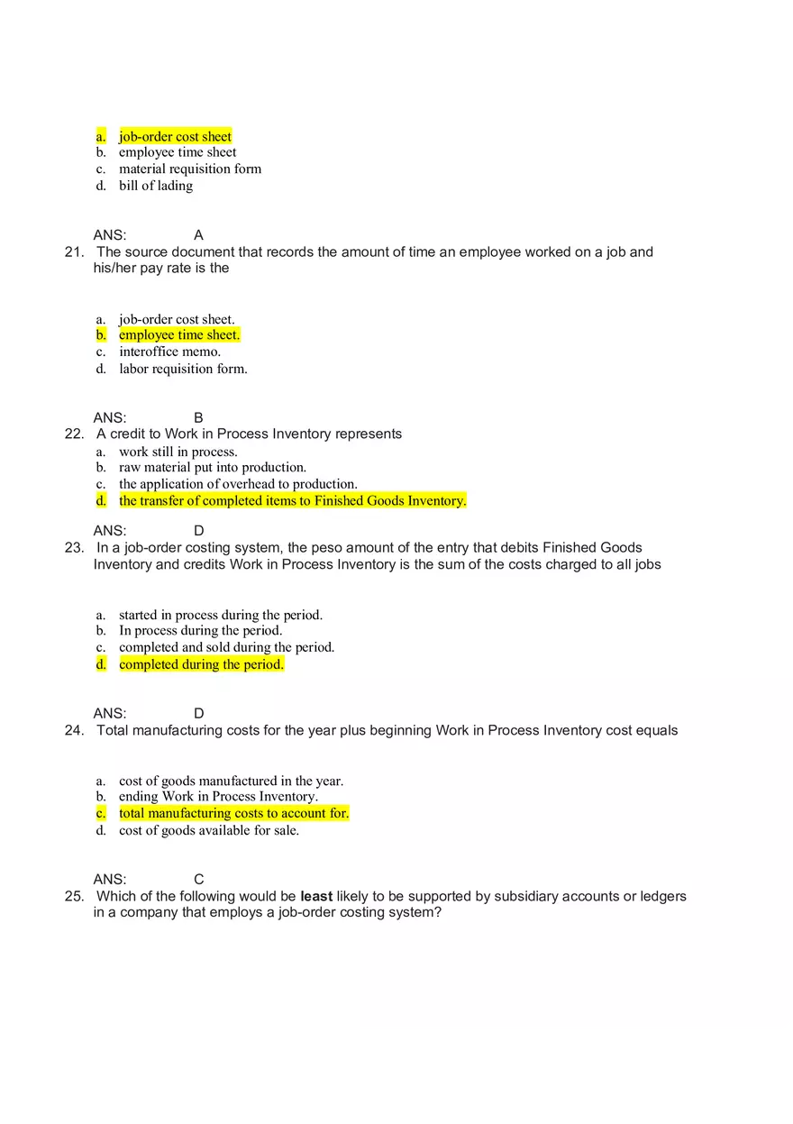 Job Order Costing - Page 17