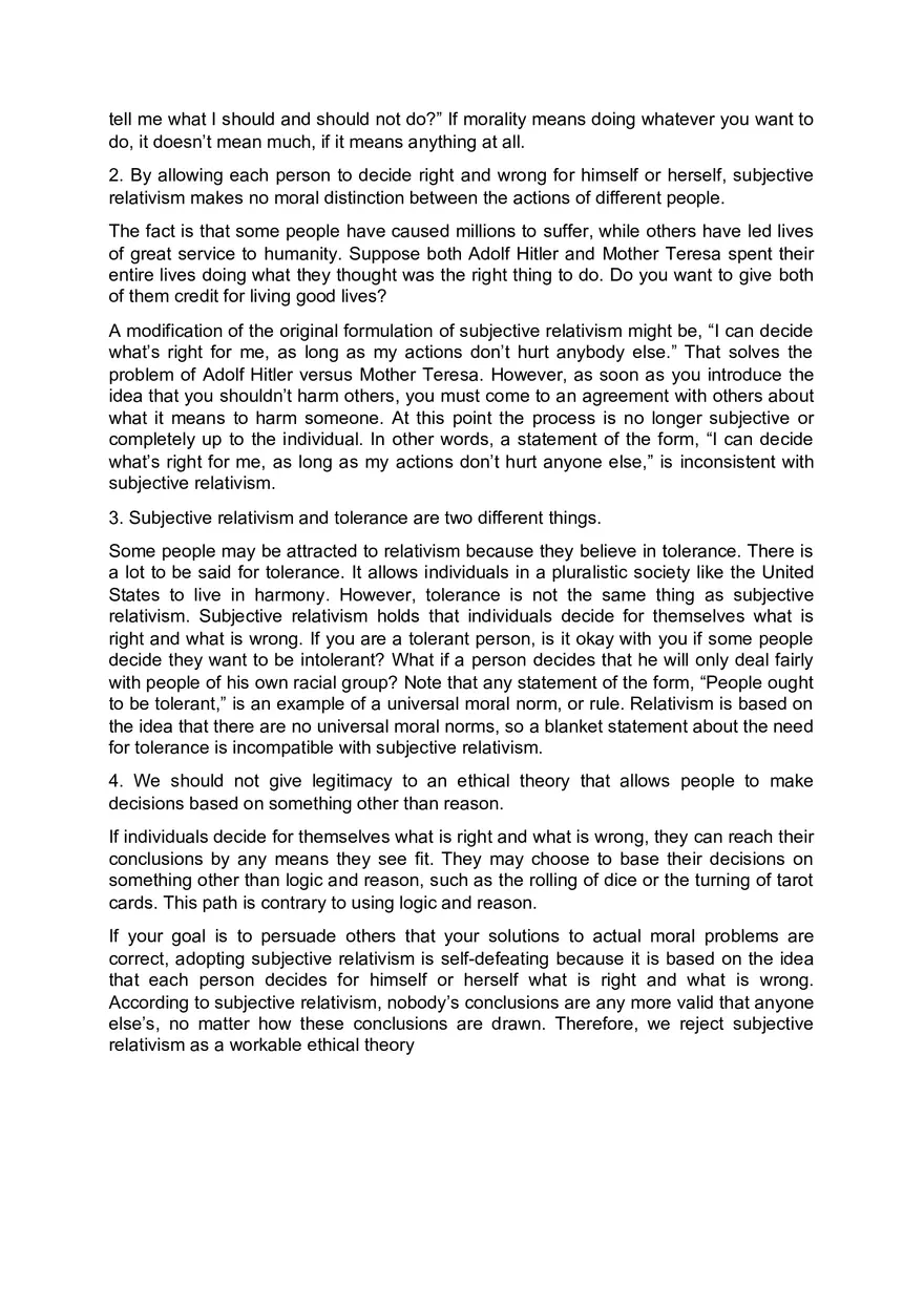 Subjective Relativism - Page 2