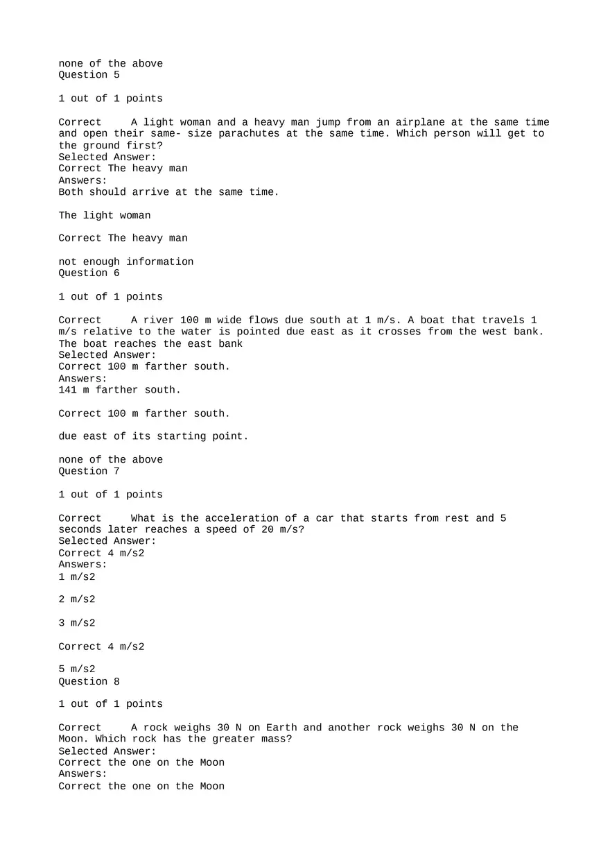 Exam Elementary Physics Module 1 - Page 2