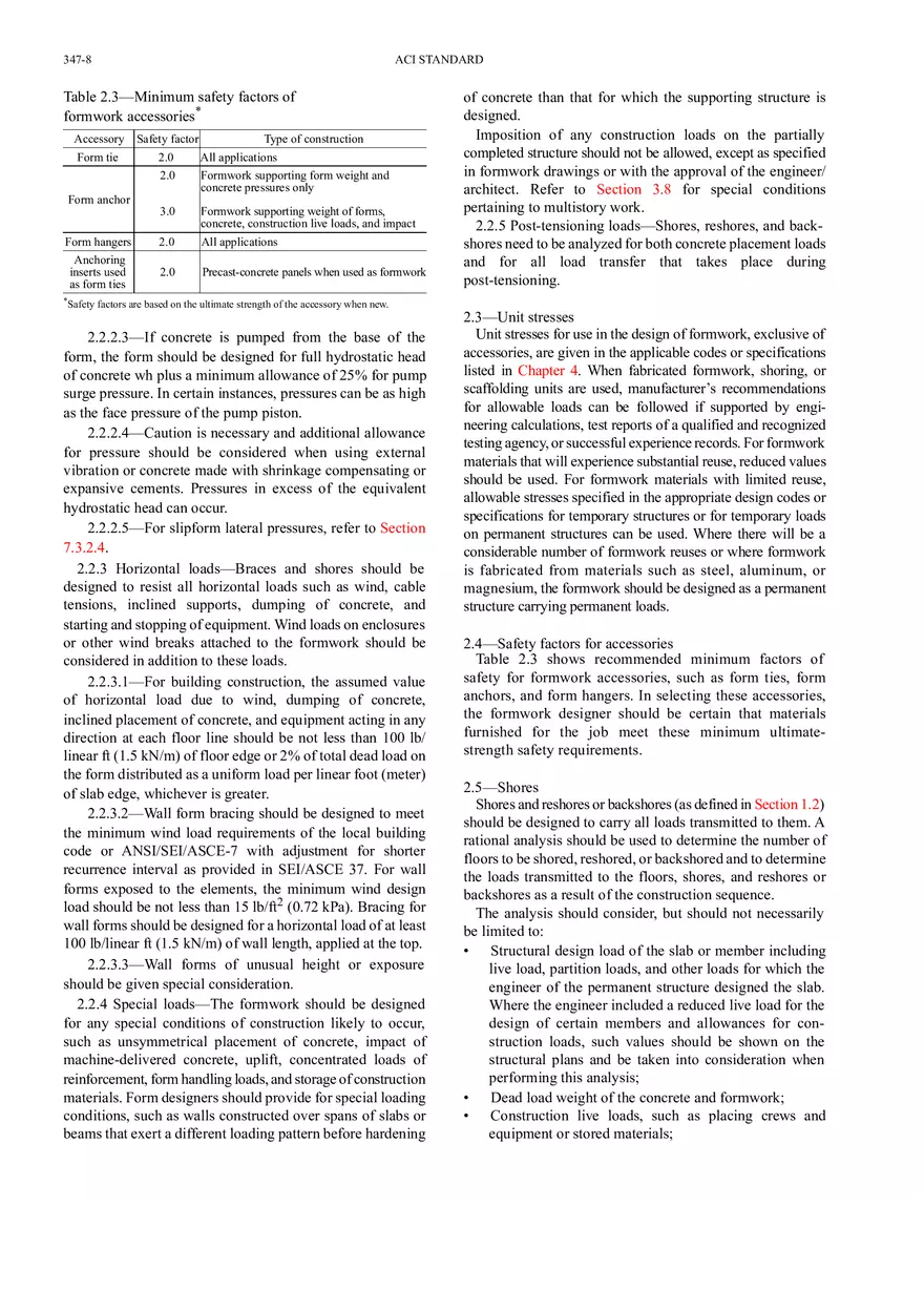 Guide to Formwork for Concrete Chapter 2 - Page 4