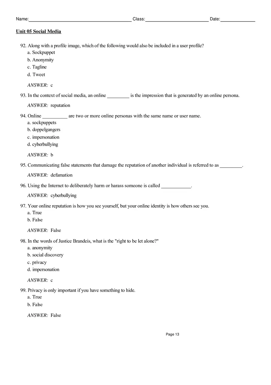 Unit 05 Social Media - Page 5