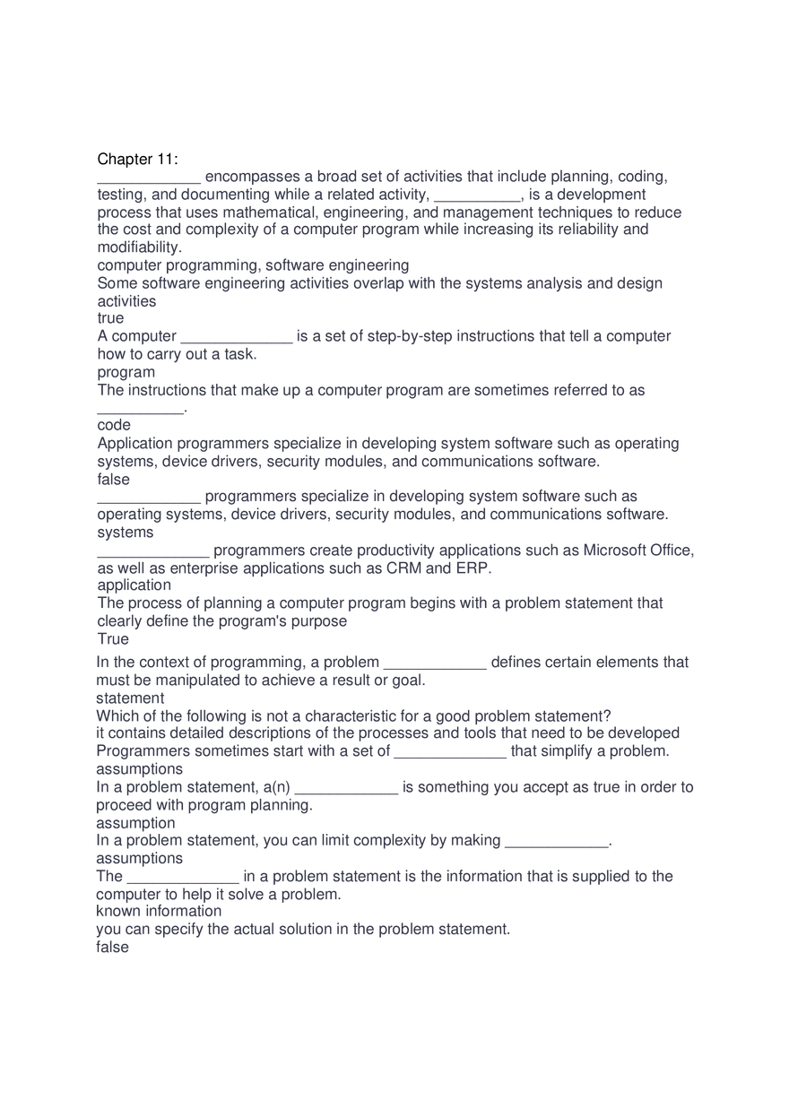 Comp Con Final Questions Chapter 11 - Page 1