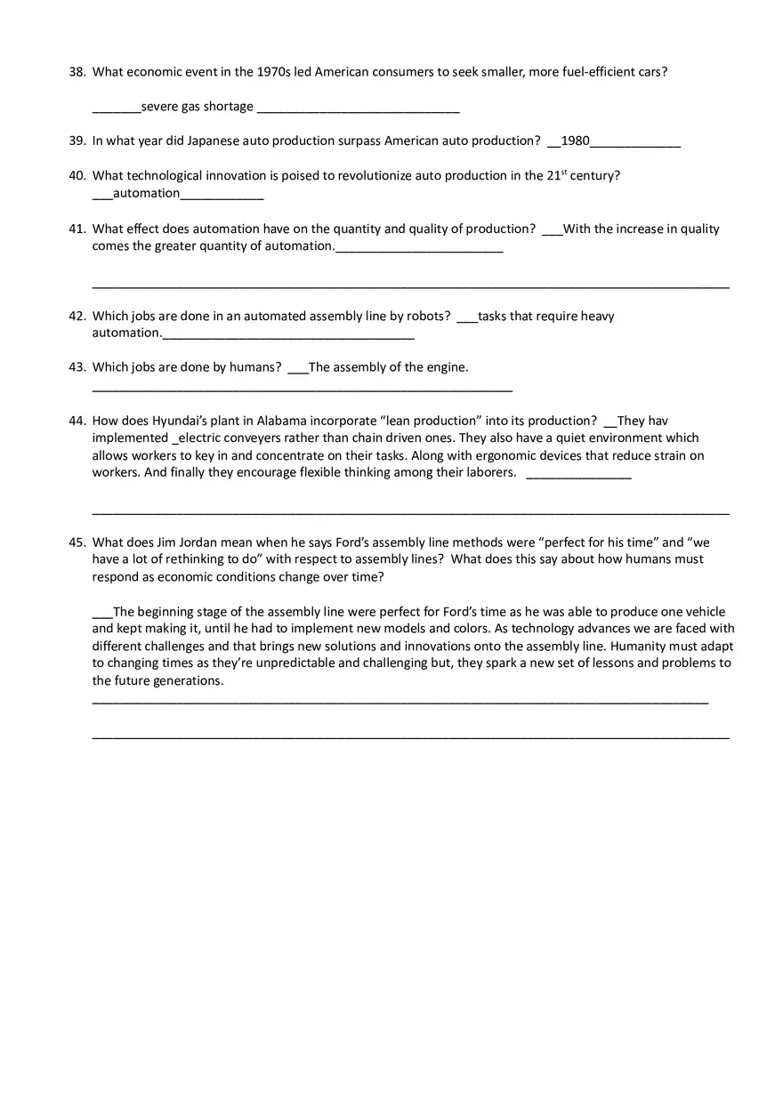 Worksheet The Assembly Line - Page 4