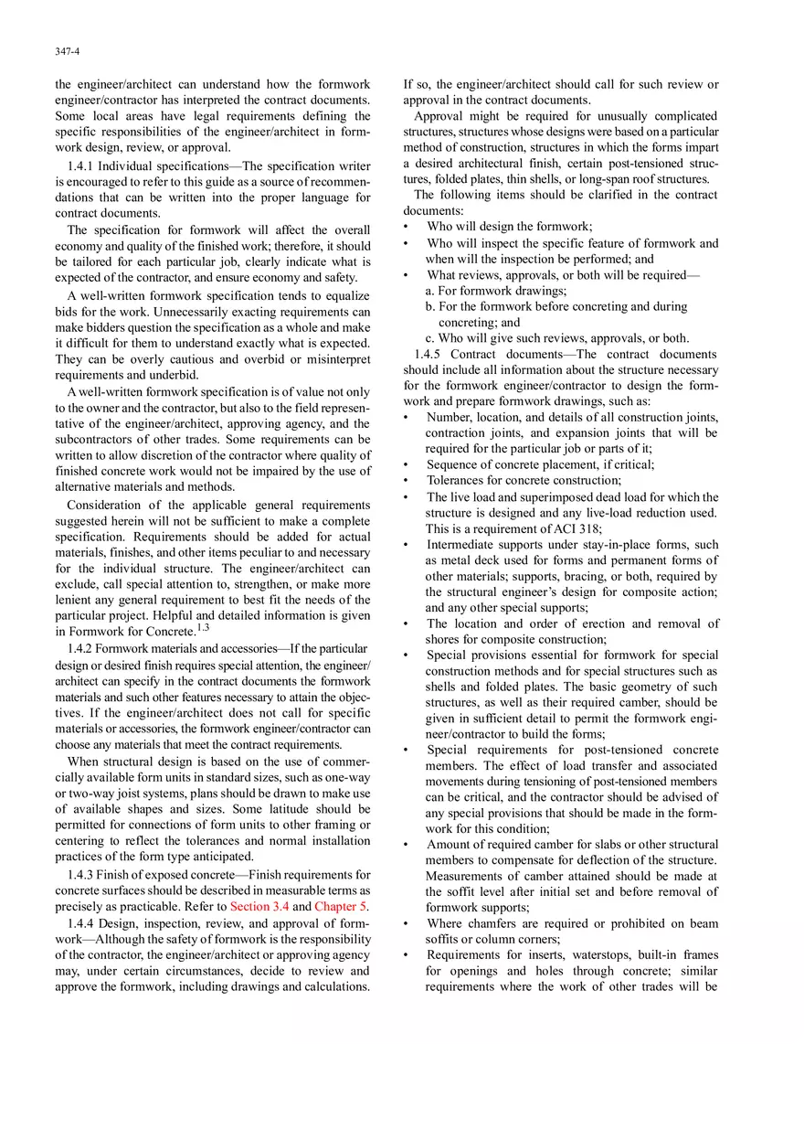 Guide to Formwork for Concrete Chapter 1 - Page 3