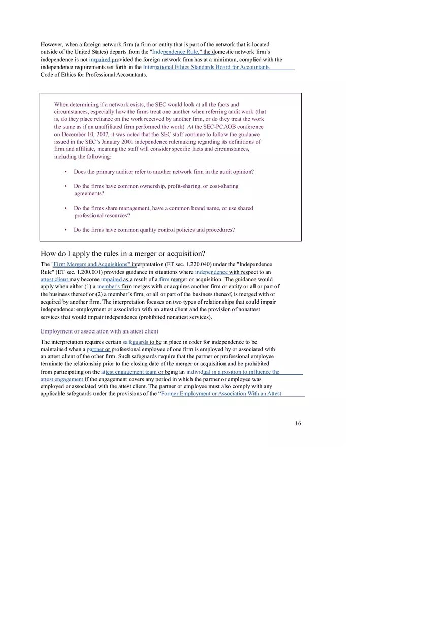 Chapter 4 Applyingthe Rules Network Firms and Firm Mergers and Acquisitions - Page 2