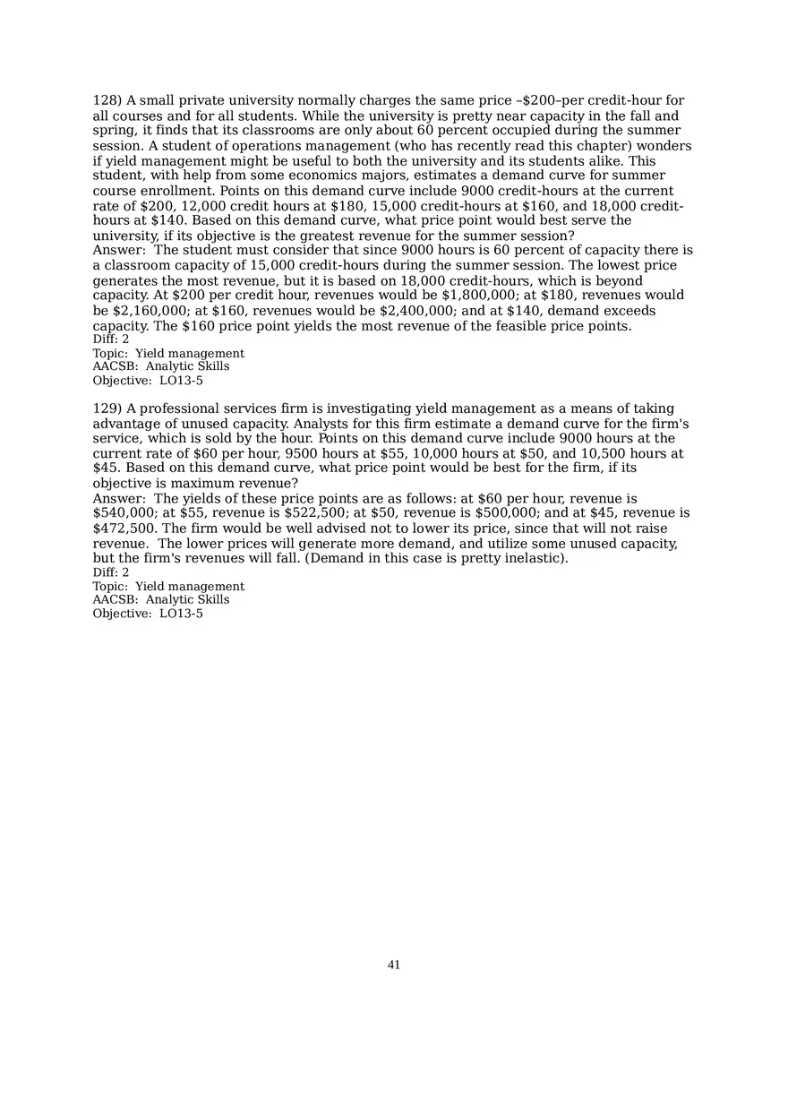 Chapter 13  Aggregate Planning Essay 3 - Page 6