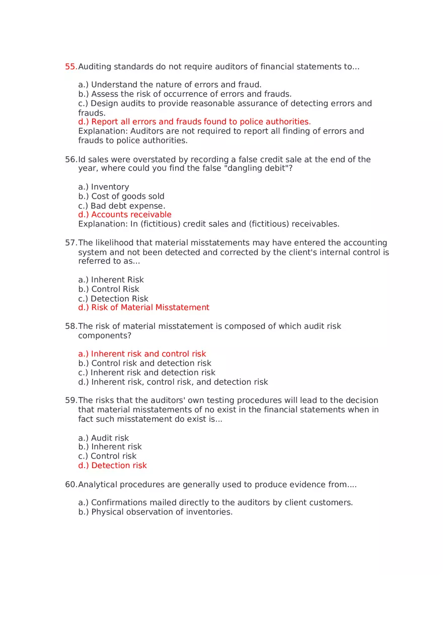 Which of the Following Would Be Considered an Assurance Engagement - Page 7