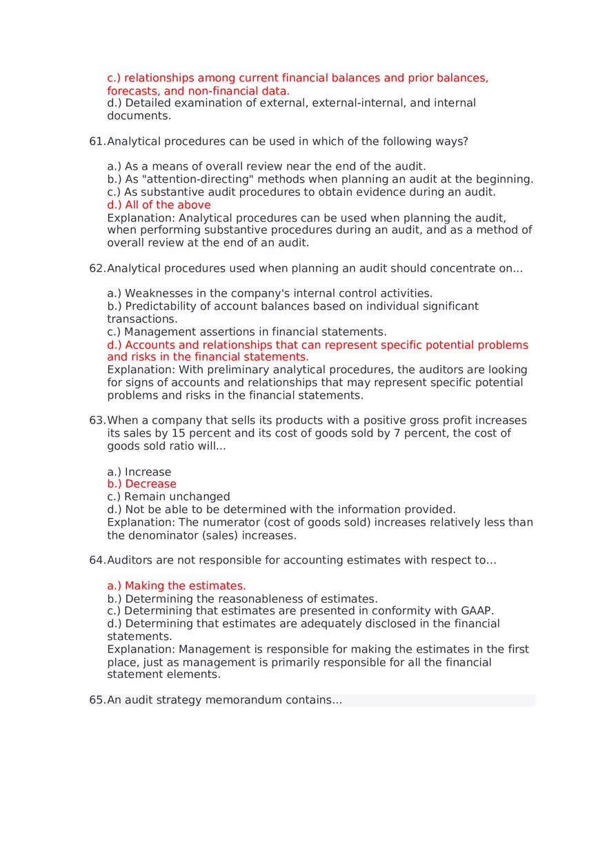 Which of the Following Would Be Considered an Assurance Engagement - Page 8
