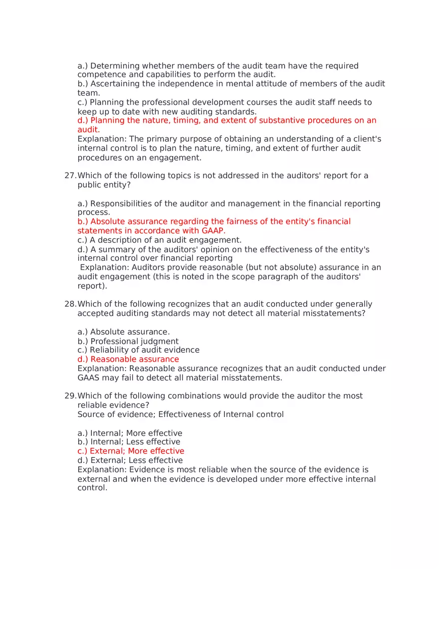 Which of the Following Would Be Considered an Assurance Engagement - Page 18