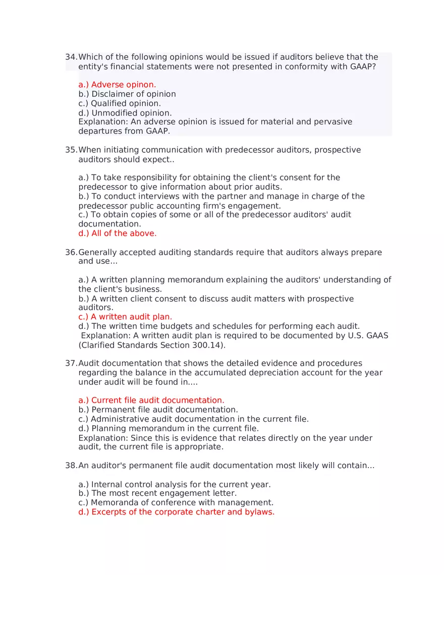 Which of the Following Would Be Considered an Assurance Engagement - Page 20