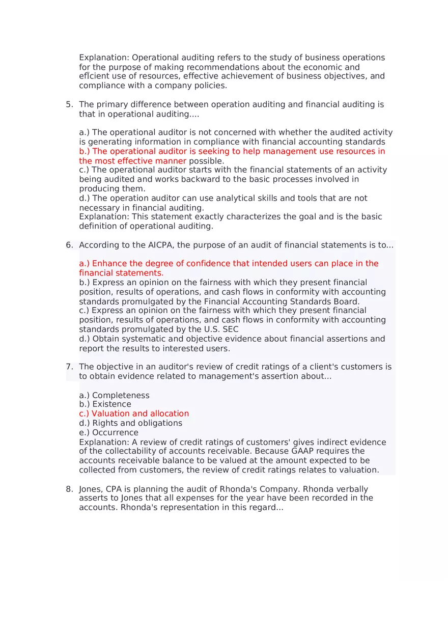 Which of the Following Would Be Considered an Assurance Engagement - Page 2