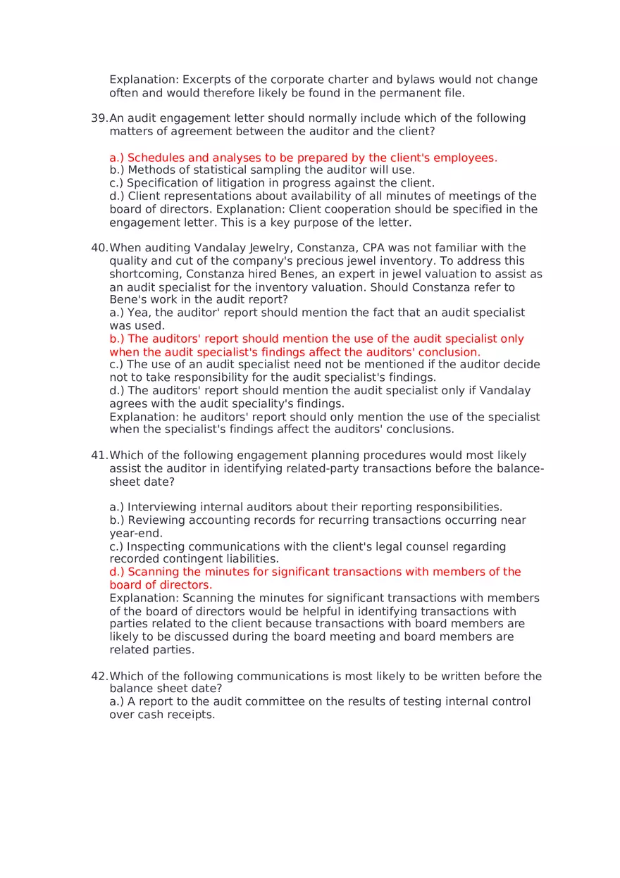 Which of the Following Would Be Considered an Assurance Engagement - Page 3