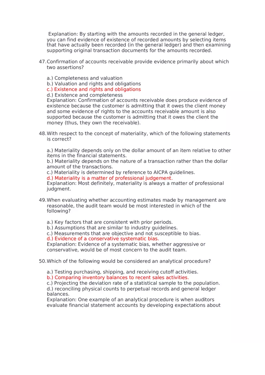 Which of the Following Would Be Considered an Assurance Engagement - Page 5