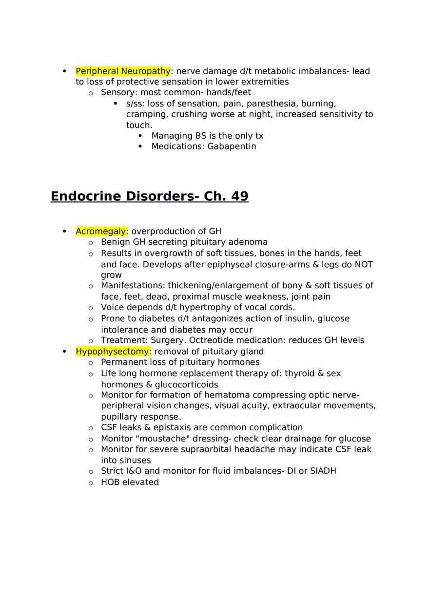 Endocrine Hormones & Functions - Page 8