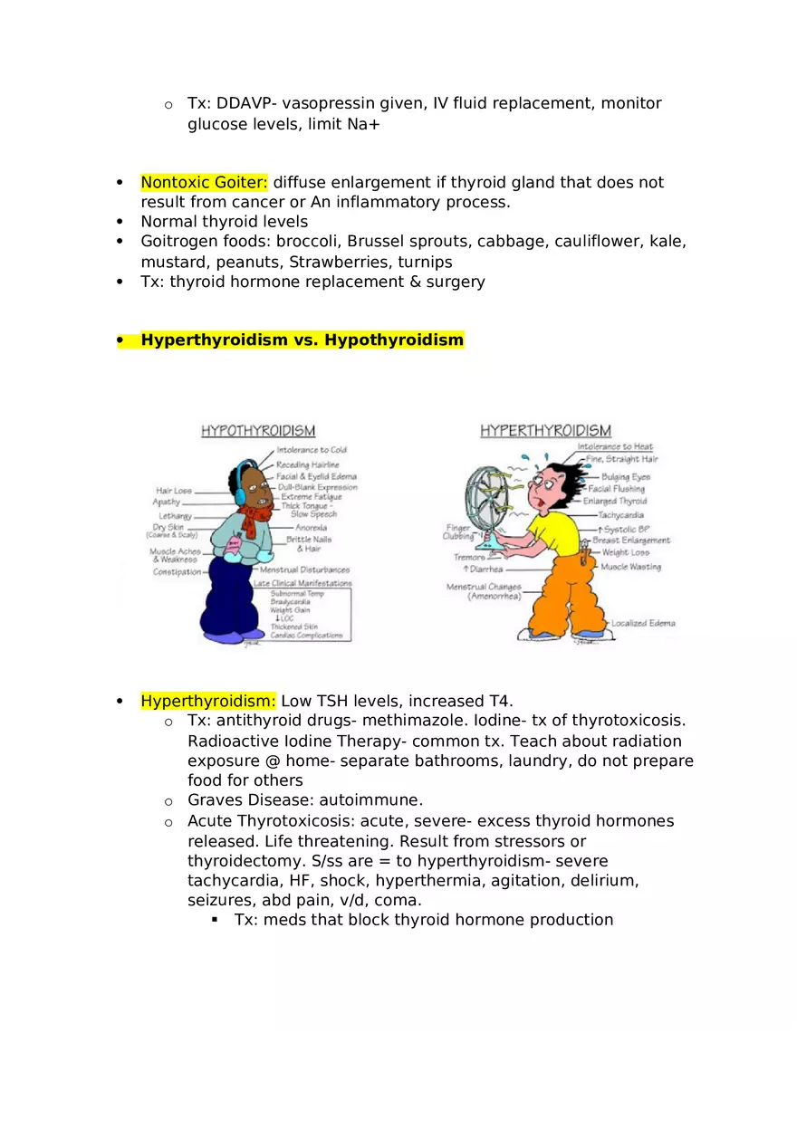 Endocrine Hormones & Functions - Page 10