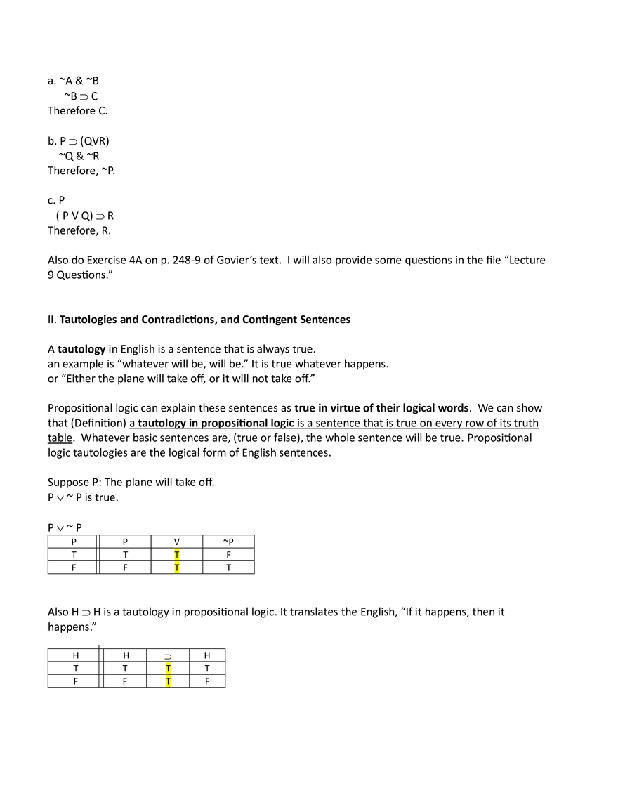 Tautologies and Simple Proofs in Prop Logic - Page 4