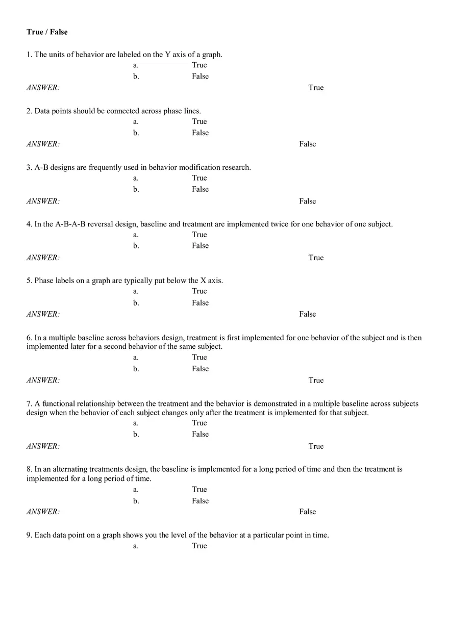 Graphing Behavior and Measuring Change - Page 1