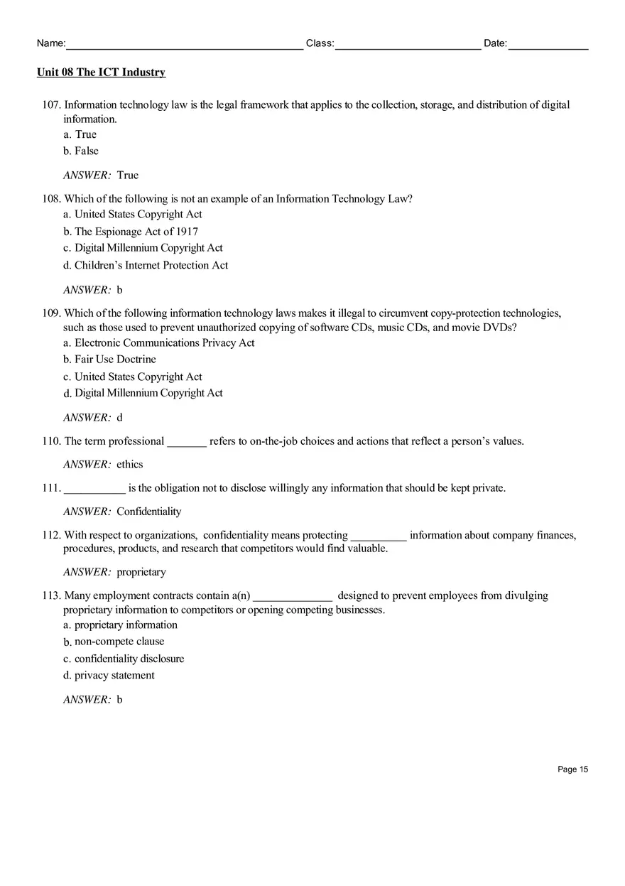 Unit 08 The ICT Industry - Page 7