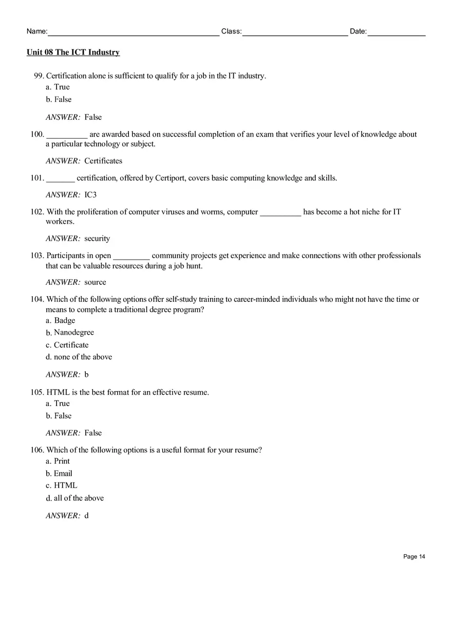 Unit 08 The ICT Industry - Page 6