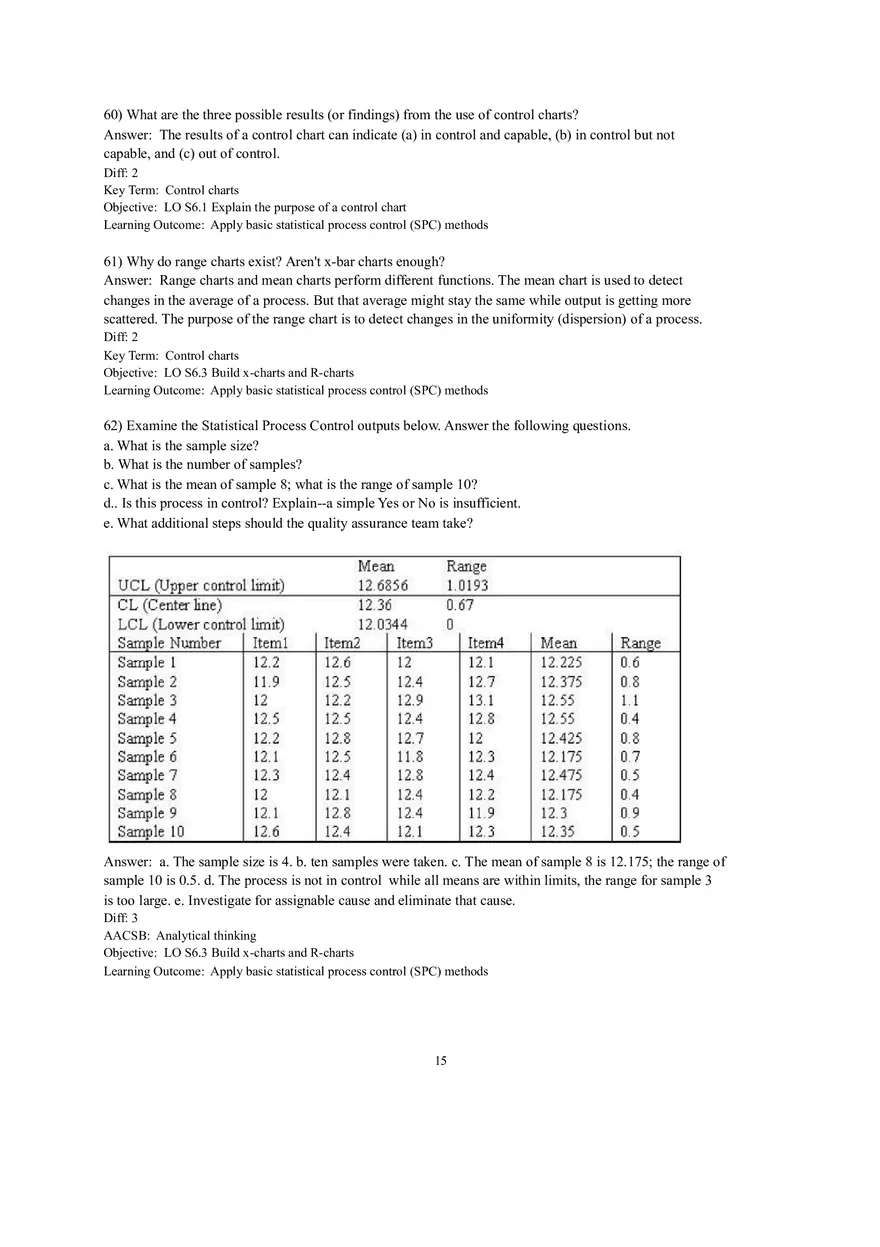 Section 1 Statistical Process Control (SPC) - Page 7