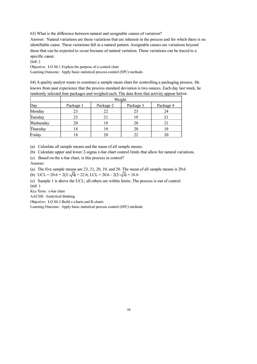 Section 1 Statistical Process Control (SPC) - Page 8