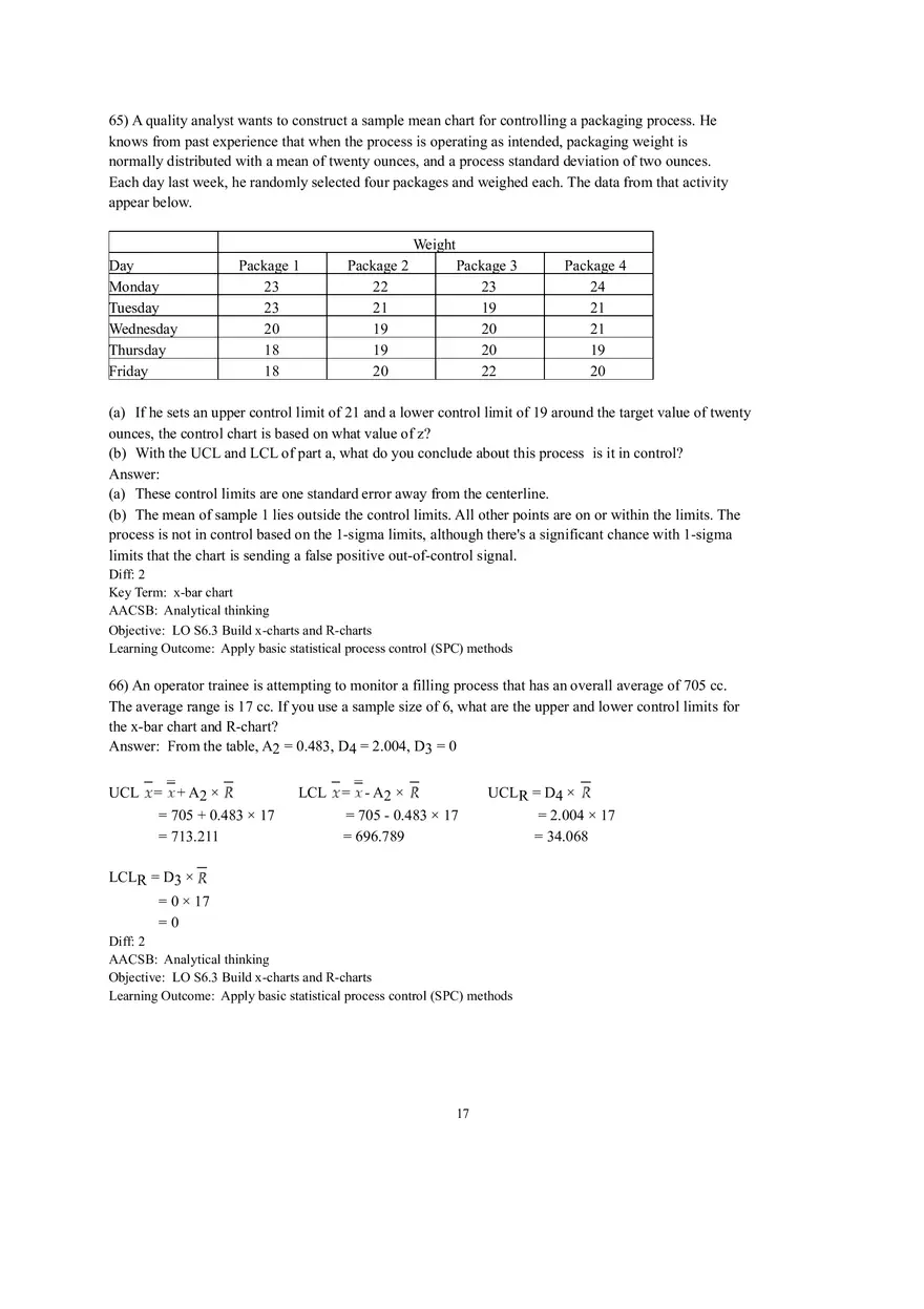 Section 1 Statistical Process Control (SPC) - Page 9