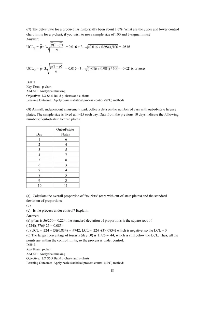 Section 1 Statistical Process Control (SPC) - Page 10