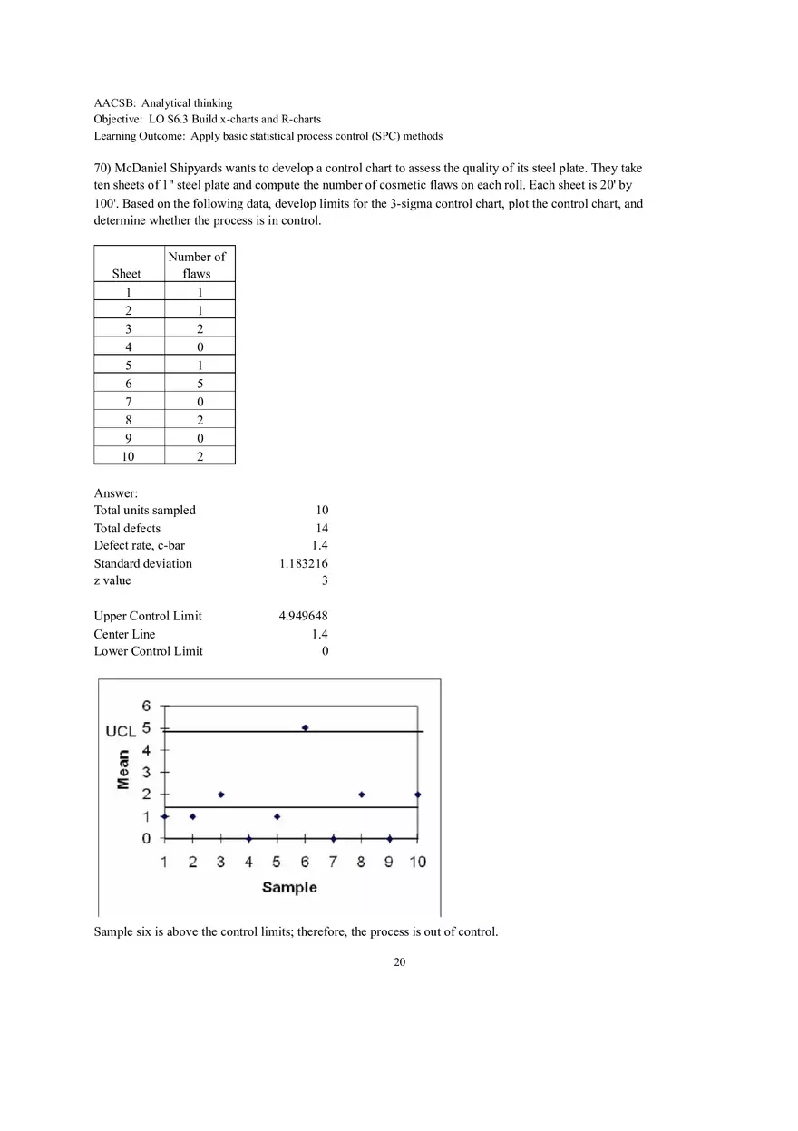 Section 1 Statistical Process Control (SPC) - Page 12