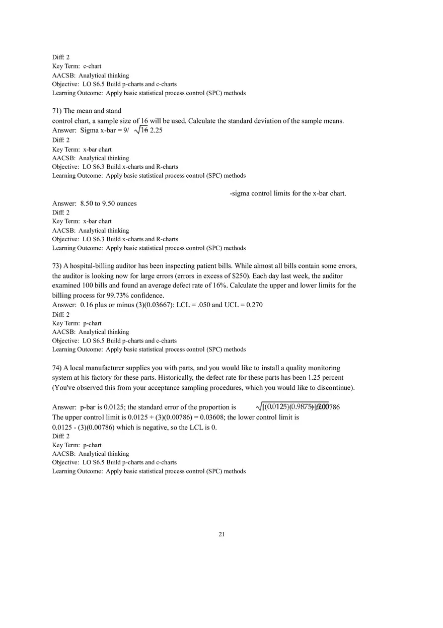 Section 1 Statistical Process Control (SPC) - Page 14