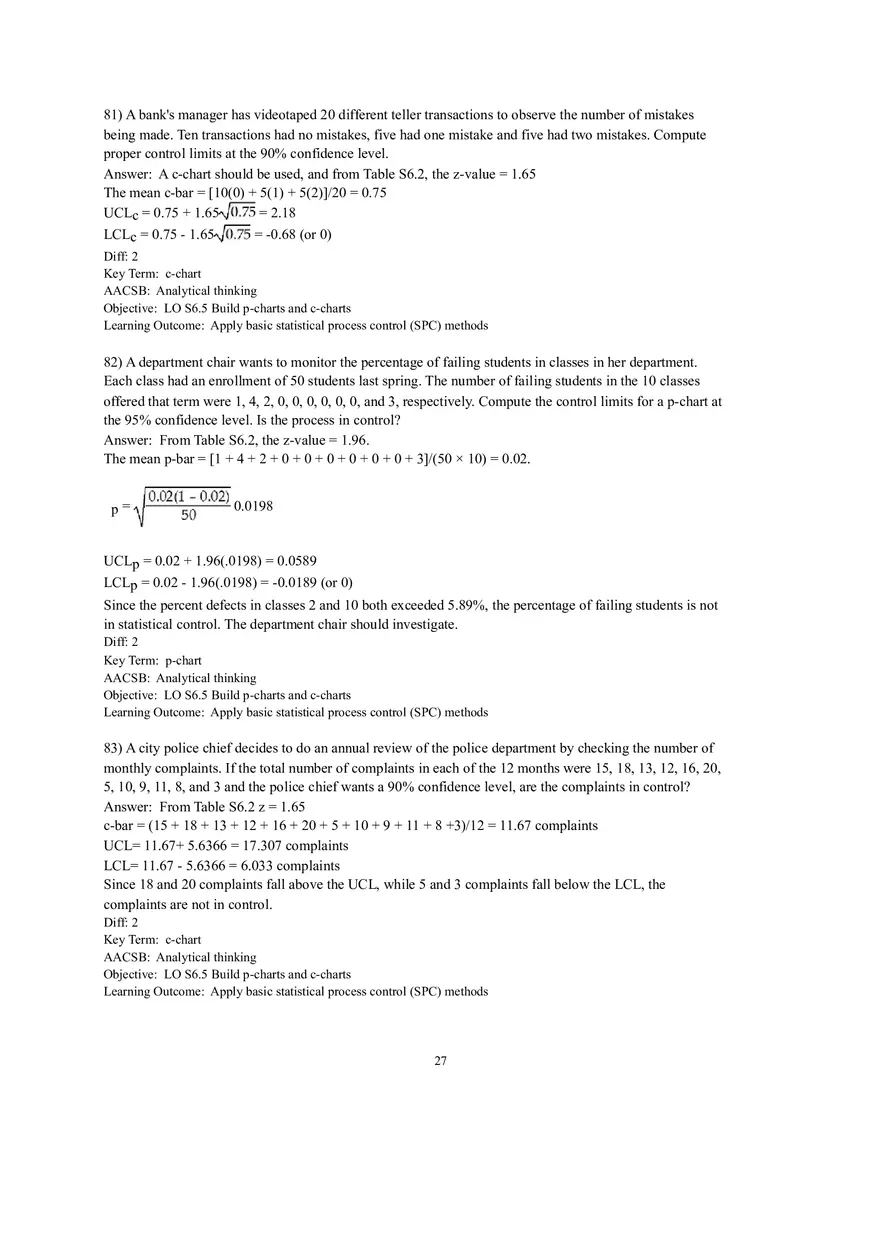 Section 1 Statistical Process Control (SPC) - Page 20