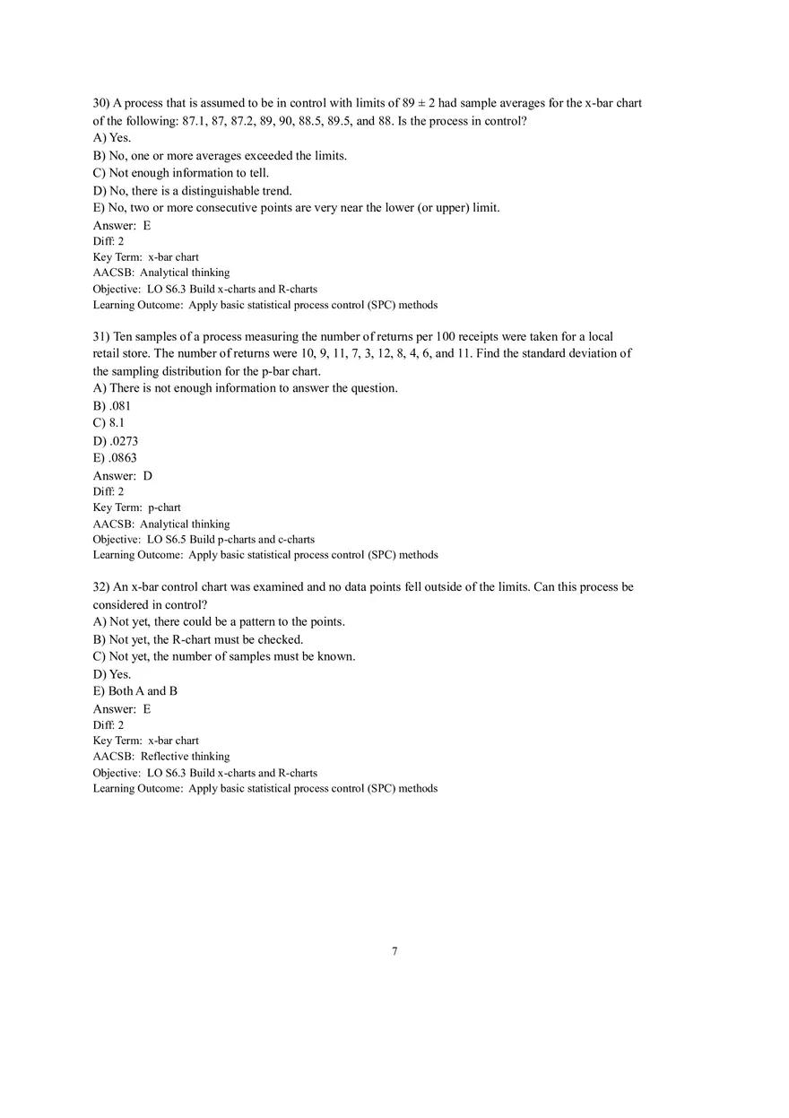 Section 1 Statistical Process Control (SPC) - Page 25