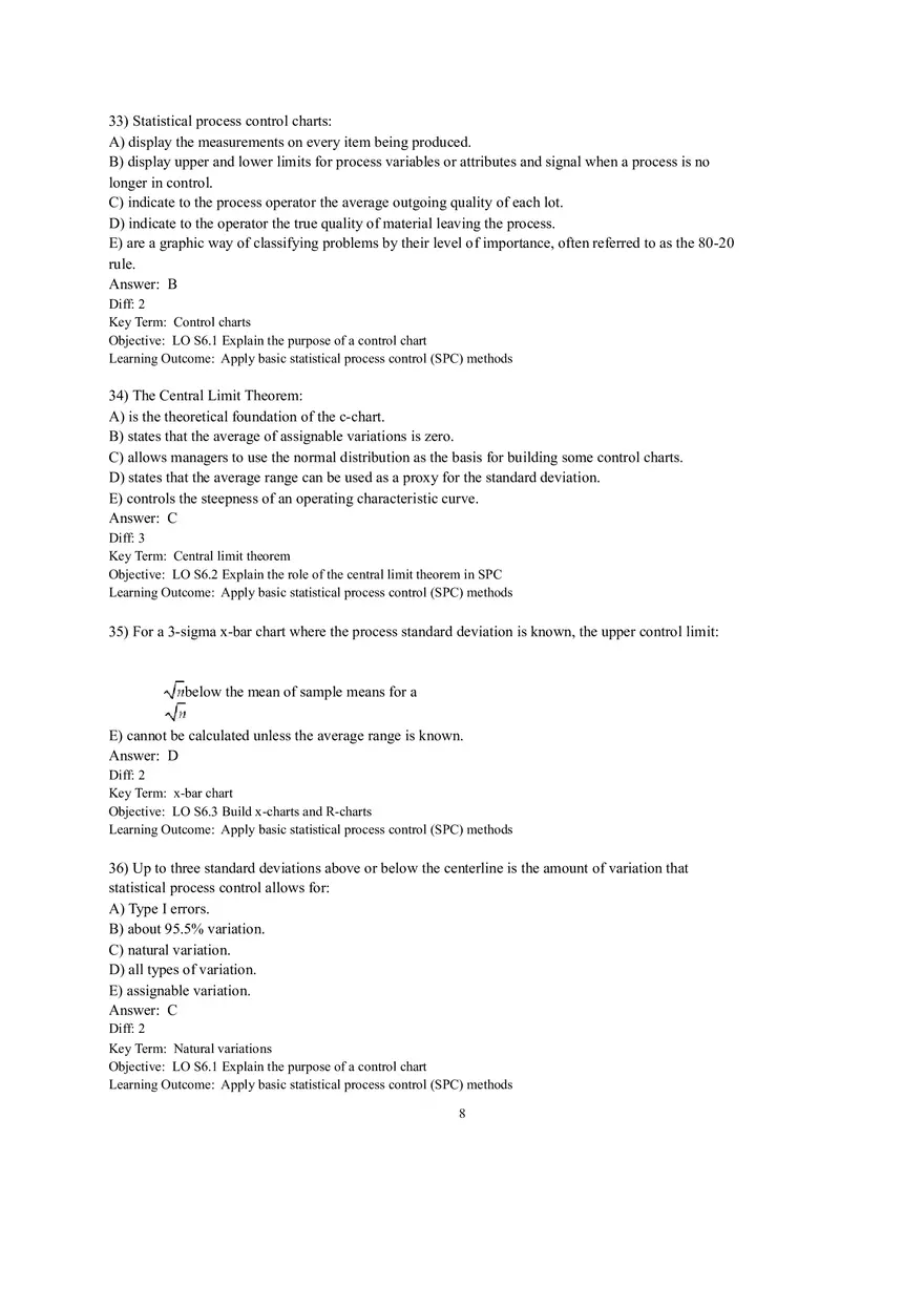 Section 1 Statistical Process Control (SPC) - Page 26