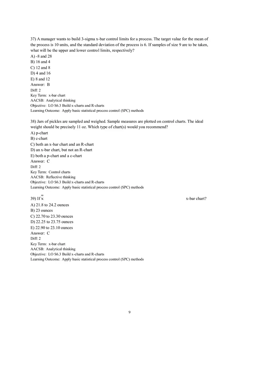 Section 1 Statistical Process Control (SPC) - Page 27