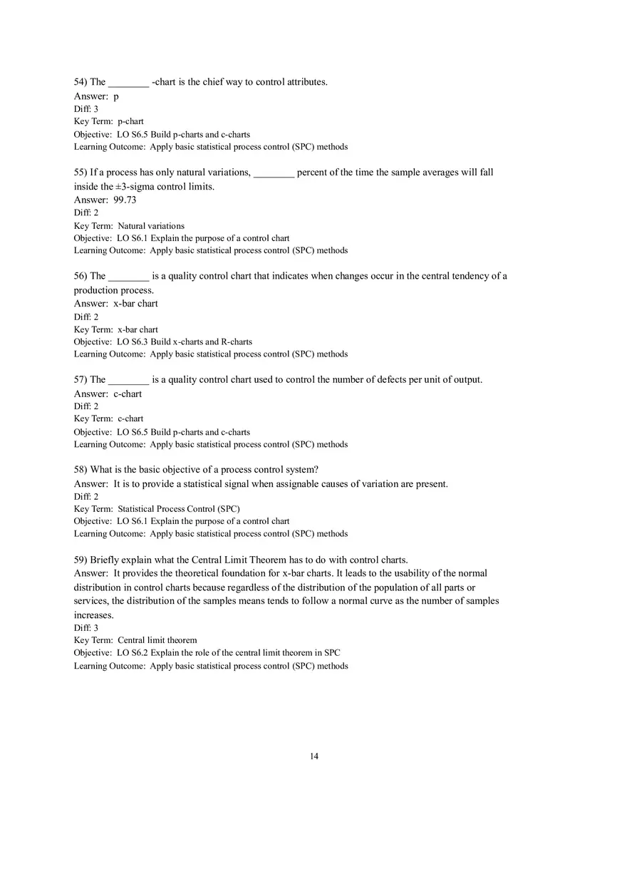 Section 1 Statistical Process Control (SPC) - Page 6