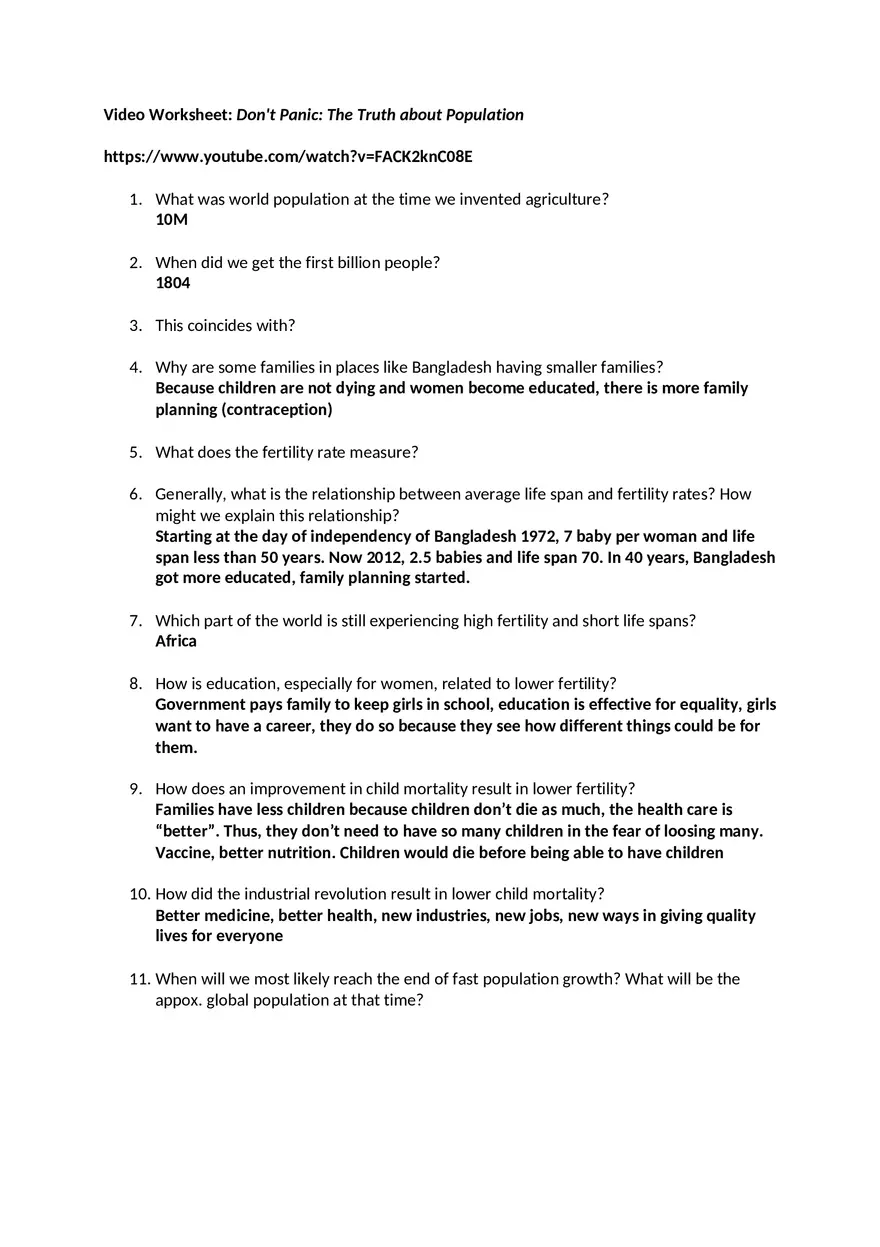 Don't Panic The Truth about Population - Page 1