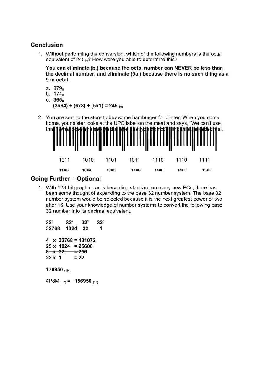 2.3.1 Octal & Hexadecimal Number Systems - Page 5