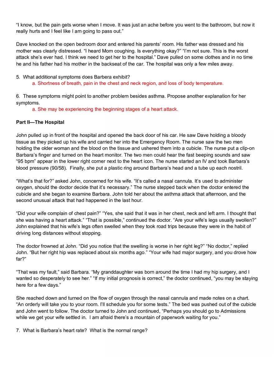 Driving Can Be Dangerous to Your Health  A Case Study in Physiology - Page 3