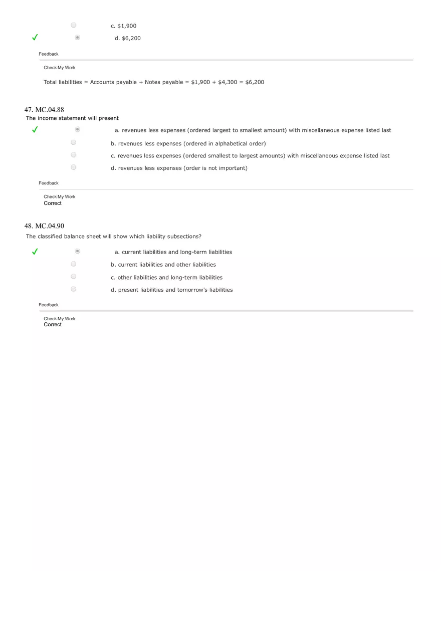 Accounting Ch.16 Final Exam - Page 7