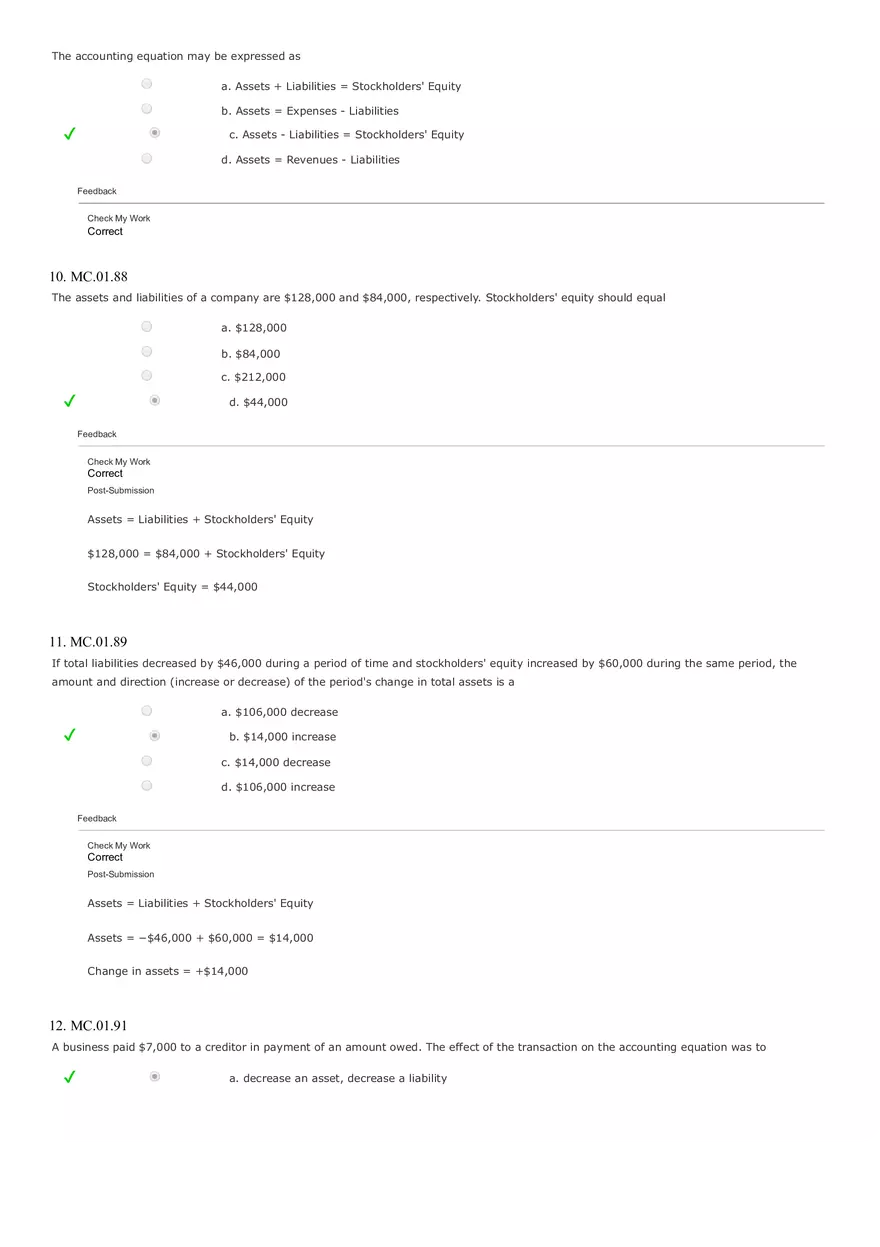 Accounting Ch.16 Final Exam - Page 8