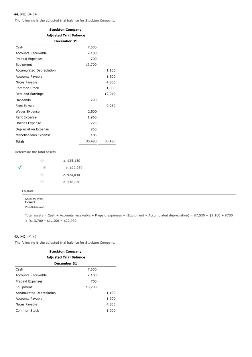 Accounting Ch.16 Final Exam - Page 5