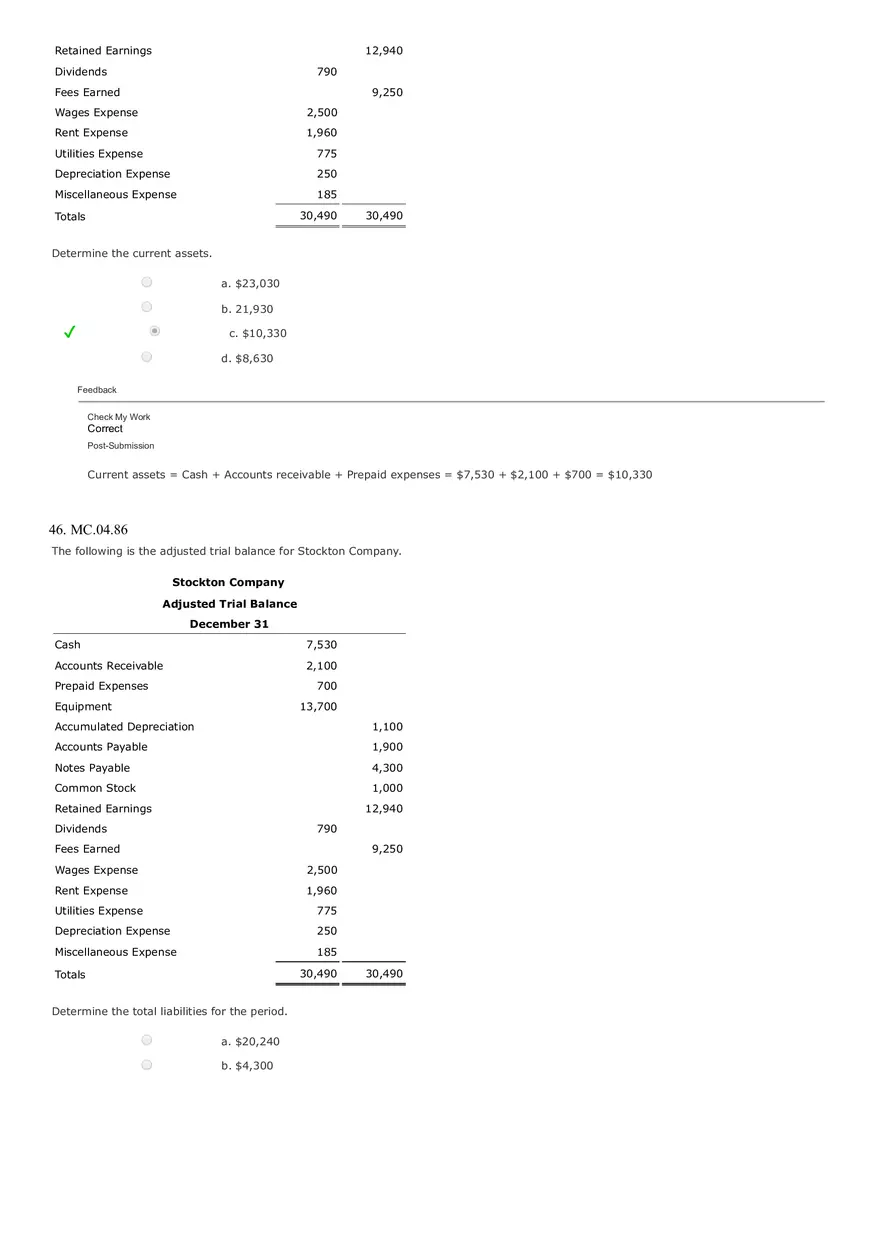 Accounting Ch.16 Final Exam - Page 6