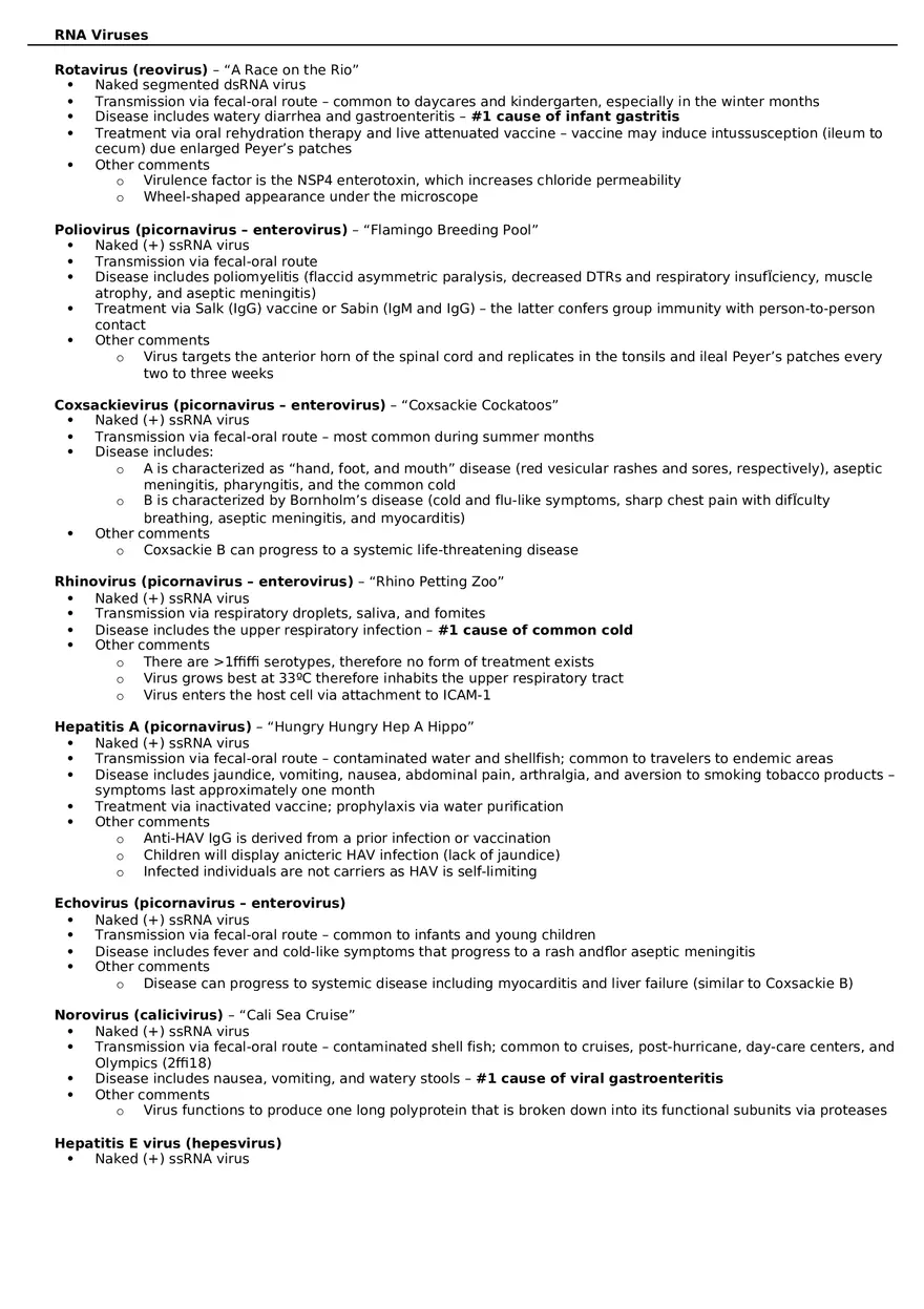 RNA Viruses - Page 1